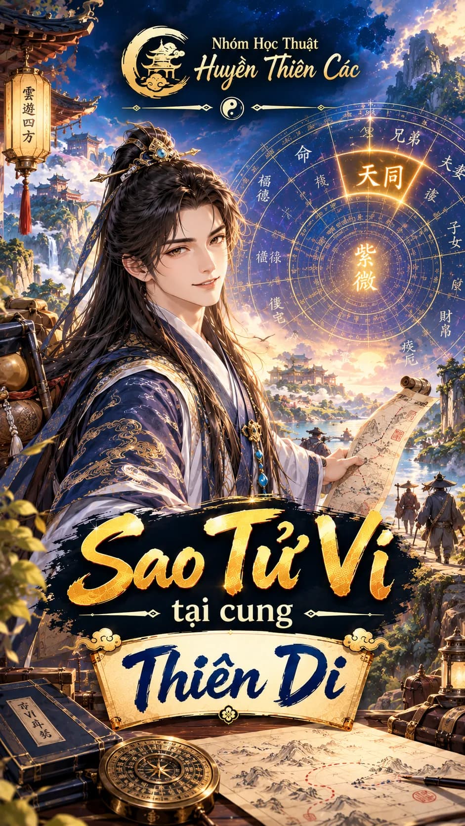 Sao Tử Vi tại cung Thiên Di