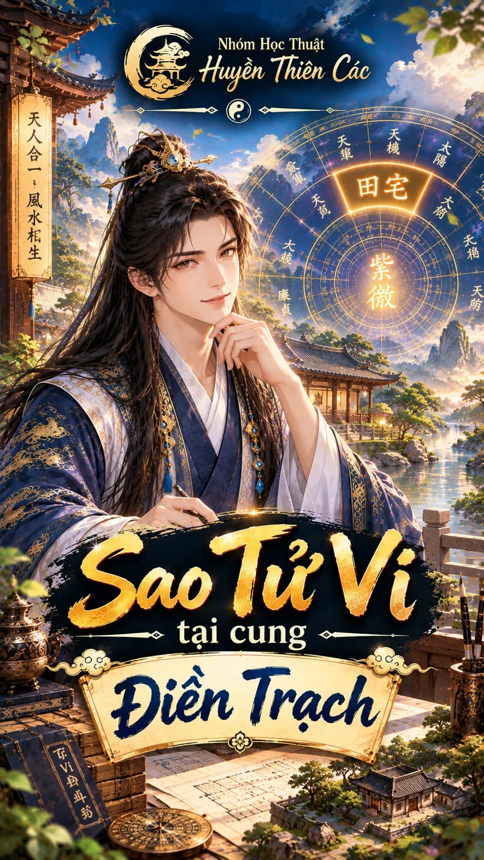 Sao Tử Vi tại cung Điền Trạch