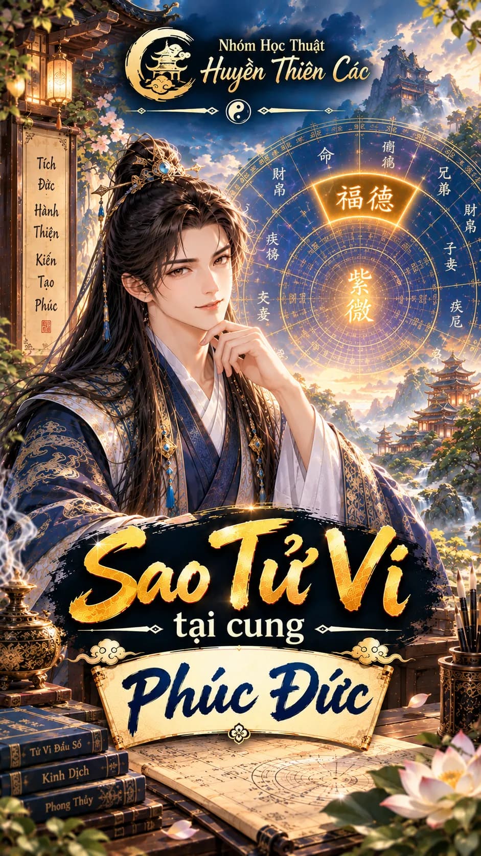Sao Tử Vi tại cung Phúc Đức