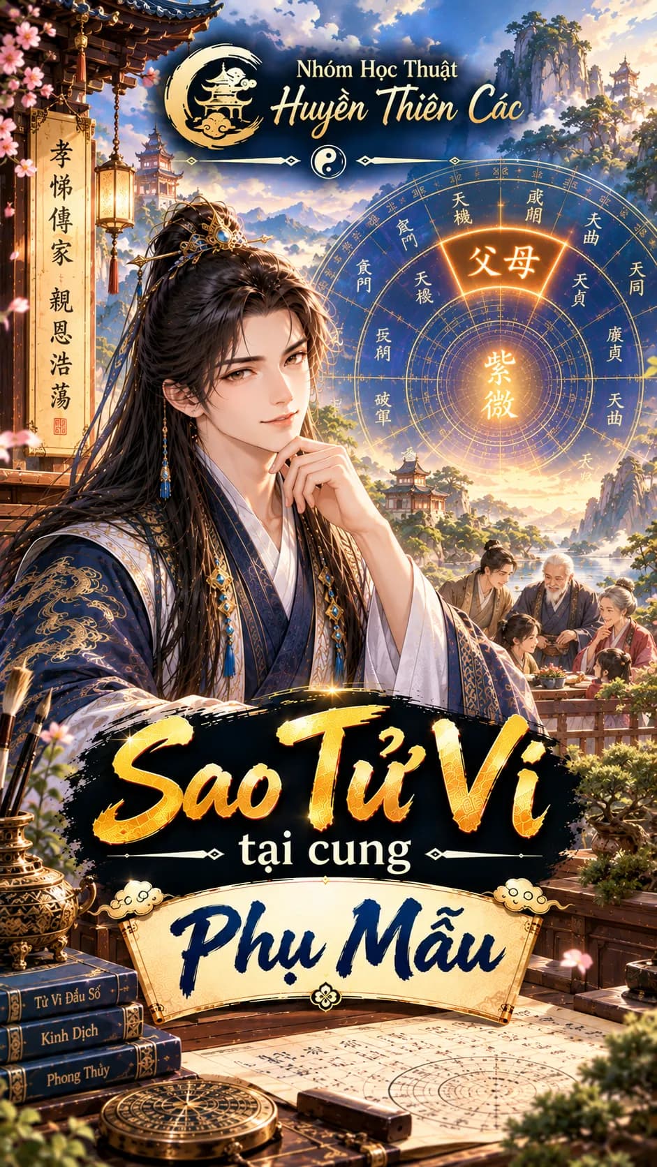 Sao Tử Vi tại cung Phụ Mẫu